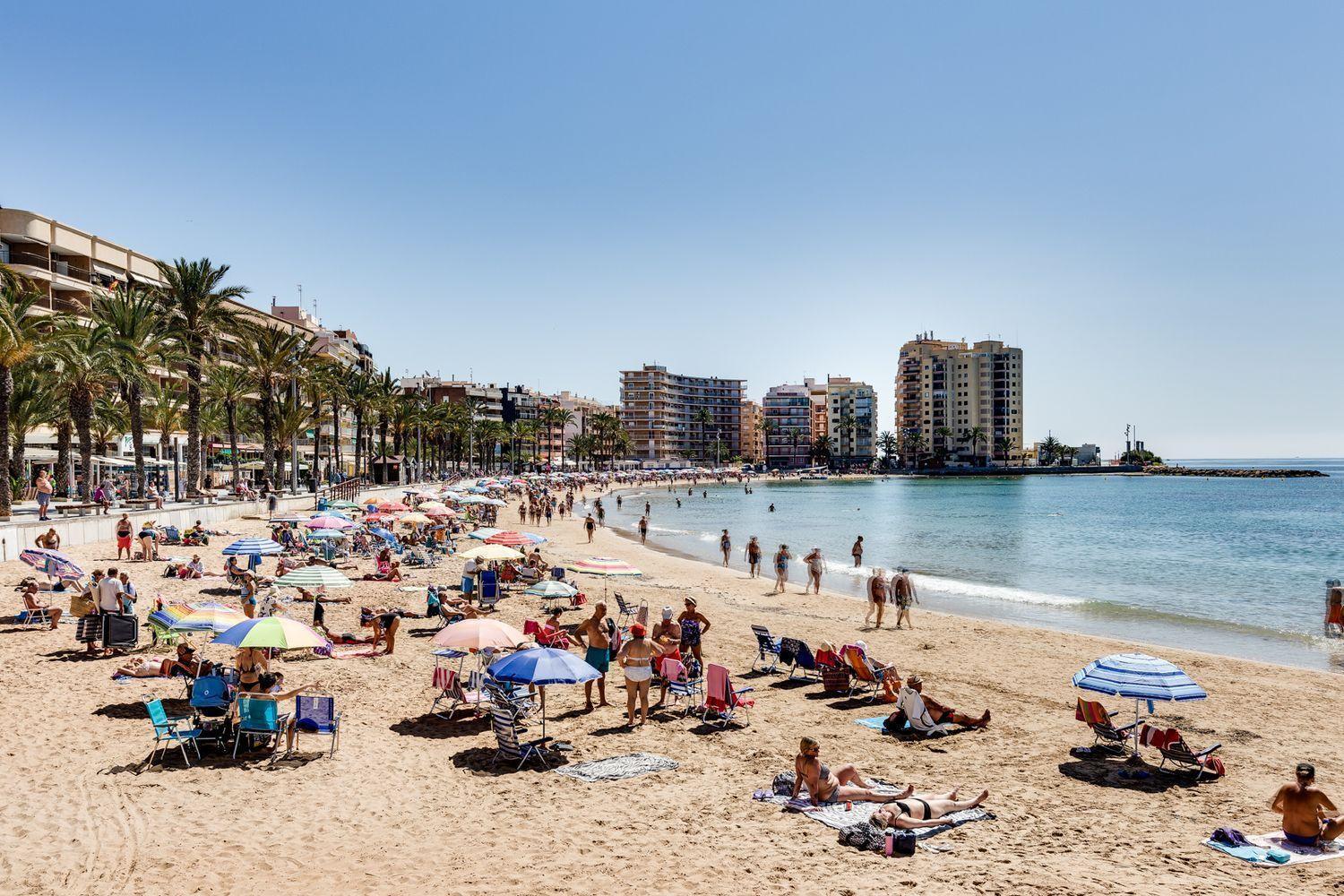 Studio Apartment Santana Habaneras - 18 At Beach With Garage, Pool And Lift Torrevieja Exterior foto